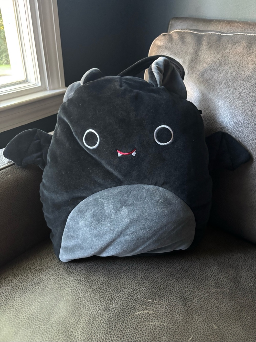 Squishmallows Black Plush Halloween Bucket Basket Bag Costco 2025